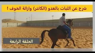 سلسلة تعلم ركوب الخيل الحلقة الرابعة شرح عن العدو   الكانتر   وازالة الخوف عند البداية بالعدو دندنها