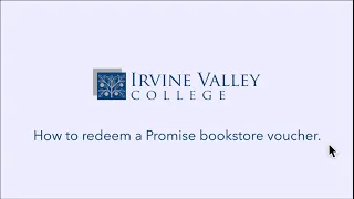 How to redeem a Promise bookstore voucher