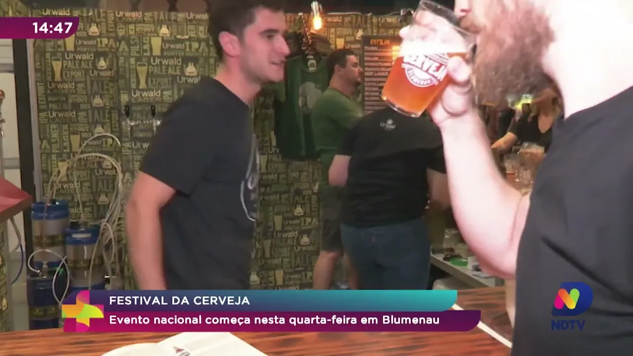Festival da cerveja começa nesta quarta-feira em Blumenau