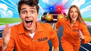 We Became RUNAWAY Criminals In Roblox!