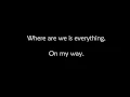 The War On Drugs - Red Eyes (Lyrics on screen)