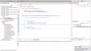 Tutorial Java Chapter 4 Demo - LongestShortest
