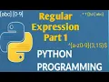 Python Regular Expression Tutorial for Beginners Part - 1 Python Tutorial for Beginners