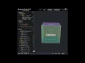 JS Animated 3D cube