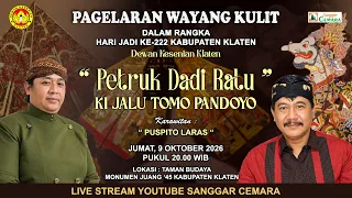 Live Wayang di Halaman Monumen Juang '45 Klaten. Ki Jalu Tomo Pandoyo - Petruk Dadi Ratu.