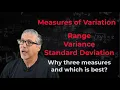 Measures of Variation Range Variance and Standard Deviation