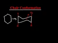 How to do Chair Conformation - Axial Equatorial Ring Flip