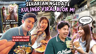 HUNTING KULINER VIRAL BLOK M BARENG GRACIA! SASHIMI, MATCHA, SALTBREAD, DLL!