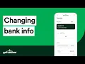 How to manually add your bank information