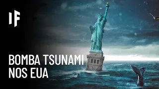 E se a Coreia do Norte lançasse uma bomba tsunami na América do Norte?