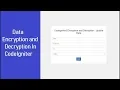 Encrypt Decrypt in Codeigniter - Update Data