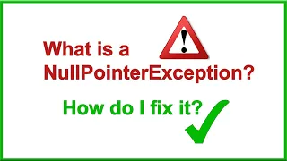 What is a NullPointerException and how do I fix it