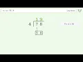 Long Division Problem Step-by-Step Solution