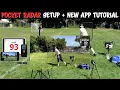 Pocket Radar Setup New App Tutorial