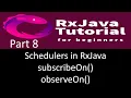Schedulers in RxJava subscribeOn and observeOn RxJava tutorial part 8