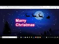 Christmas Special Neon Light Effect Snow Effect Particles js using HTML CSS and JavaScript