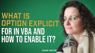 What is Option Explicit for in VBA and how to enable it