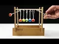 How to Make Newton s Cradle from Cardboard