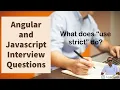 What does use strict do