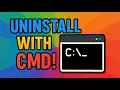 How to Uninstall Apps with Command Prompt WMIC Method - The Fastest Way to Remove Programs