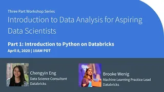 Workshop Part 1 Introduction to Python for Aspiring Data Scientists