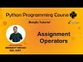 5 Python Assignment Operators Python Bangla Tutorial - Mrinmoy Modak