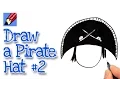 How to draw a Pirate Hat - Style 2