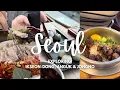 Seoul cafes \u0026 more - exploring Ikseon-dong, Anguk, and Jongno | Solsot, Jayeondo, Oyster bossam