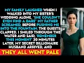 Download Lagu My Family Mocked Me at the Wedding, Then My Billionaire Husband Walked In and...