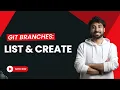 Create Switch and Delete Git Branches How to Create Switch and Delete Git branch Git in Hindi