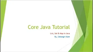 43 Core Java - Collection framework List Set Map basic Bangla Tutorial