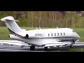 NetJets Challenger takeoff 4K