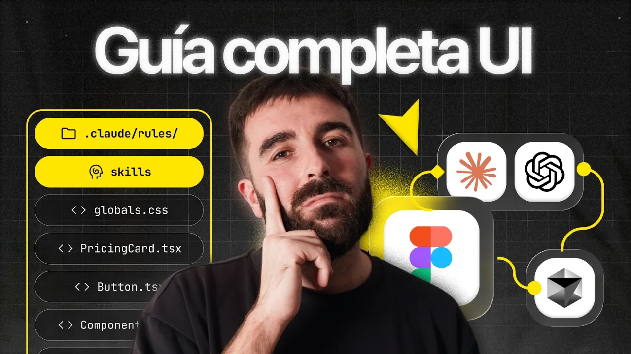 Guía Completa de Diseño UI con IA: de Cero a Experto (1 Hora): video thumbnail