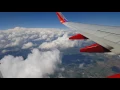 Southwest in flight