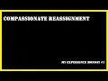 Compassionate Reassignment in the Army MEM