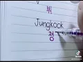 Download Lagu How to write BTS members’ names in Korean (Stage Names)