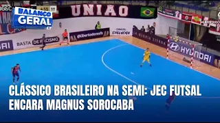 JEC Futsal enfrenta Magnus na semifinal da Libertadores no Paraguai