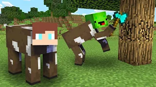 Download Escape Or Get Eaten As Cows in Minecraft MP3