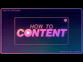 How to Content Episode 5 A Structure That Works Every Time