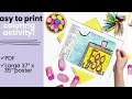Easter Spring Collaborative Door Bulletin Board Poster Coloring Pages Activities