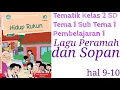 Download Lagu Lagu Peramah dan Sopan. Kelas 2 SD.