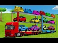 Download Lagu MASSIVE CARGO TRANSPORT WITH VOLKSWAGEN POLICE, CRAWLER TRACTOR \u0026 DAF TRUCKS - FS22