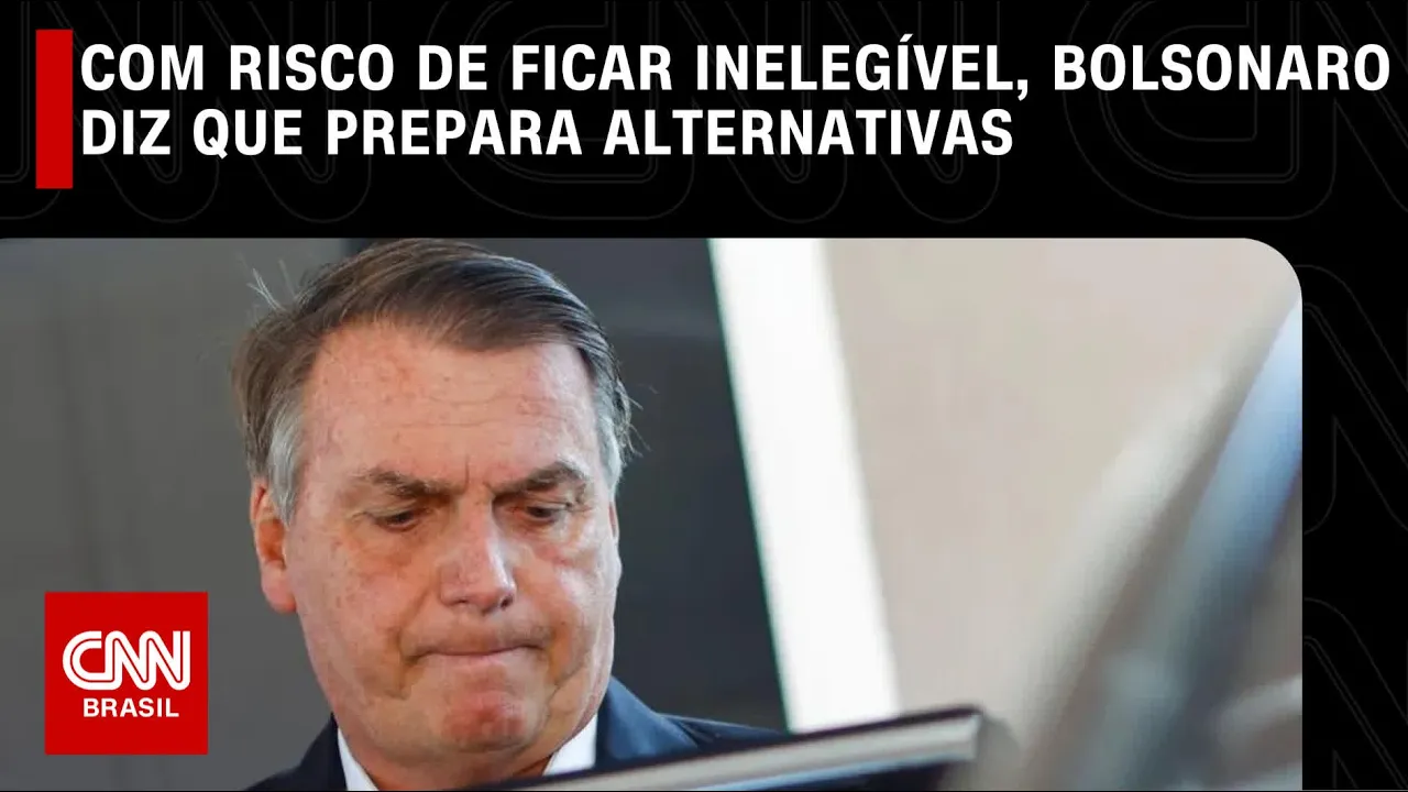 Com risco de ficar inelegível, Bolsonaro diz que prepara alternativas | CNN ARENA