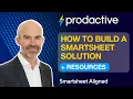 How to build your first Smartsheet solution - full tutorial with downloadable guide and tempalte