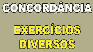 Concordância - Exercícios Comentados e Resolvidos