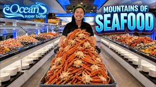 Eating EVERYTHING SEAFOOD at a 250 Item SUPER BUFFET