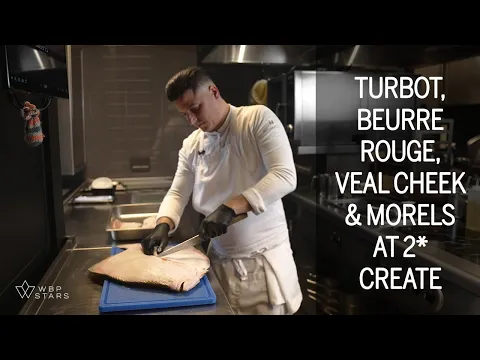 Chef Guido Braeken prepares TURBOT & MORELS at 2 Michelin star restaurant CREATE (The Netherlands)