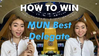 HOW TO WIN MUN BEST DELEGATE short and sweet