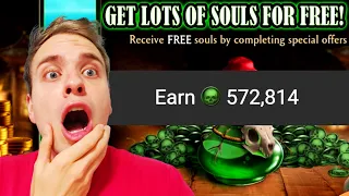 mk mobile how to get thousands of souls fast and easy i got a lot of souls