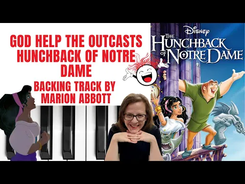 Download MP3 God Help The Outcasts (Hunchback Of Notre Dame) - Accompaniment 🎹 *Dmajor*